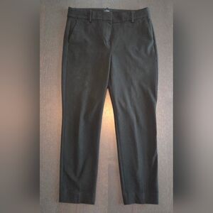 J.Crew Ruby Crop Pant - Classic Black Stretch Trousers - Size 10